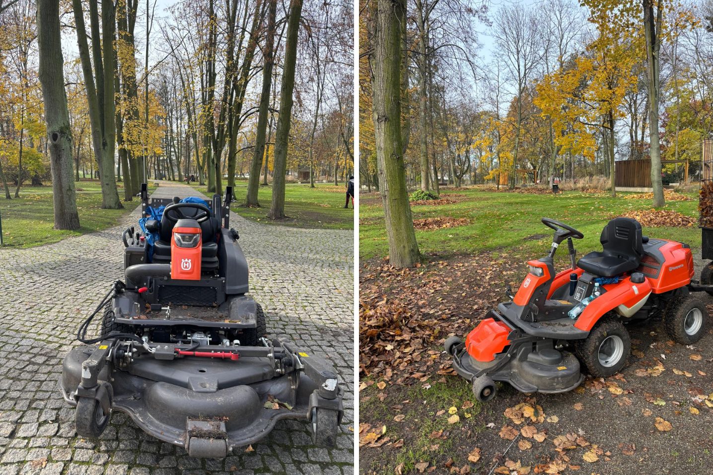 Ridery Husqvarna dbają o zieleń w Parku Miejskim im. Żerminy Składkowskiej w Turku